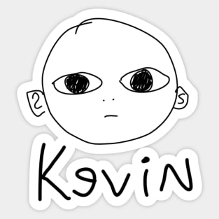 Kevin face Sticker